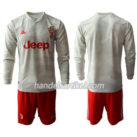 Juventus Turin Kinder Auswärts Trikotsatz 2019/20 Langarm (+ Kurze Hosen)